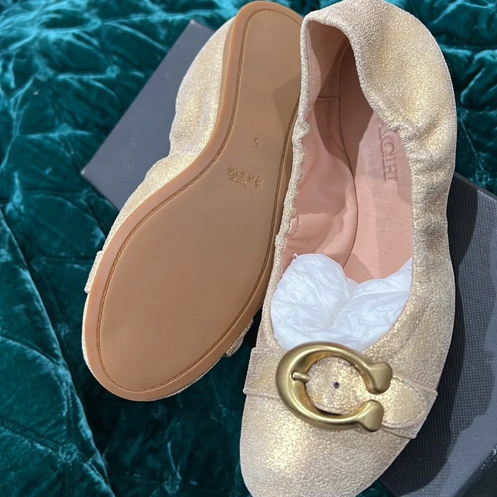 Coach shoes Stanton Blt Gold - Picture 3 of 7